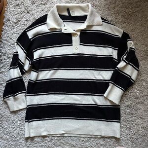 striped rugby sweater